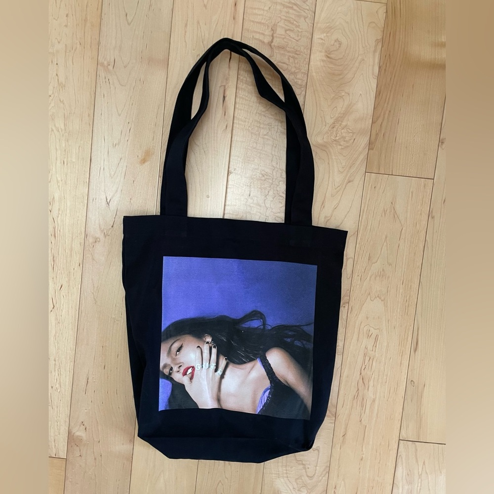 Olivia Rodrigo Guys Tour Black Tote